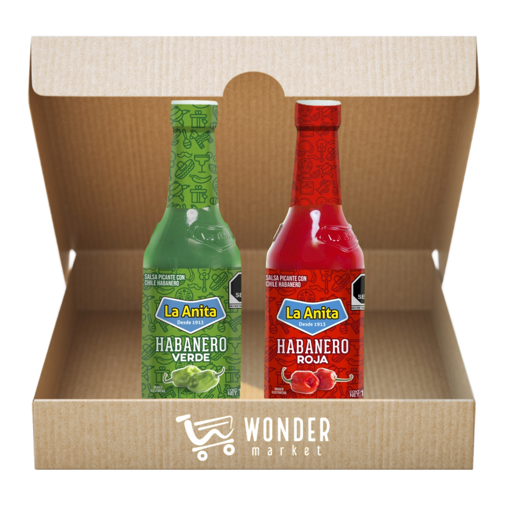 Pack - La anita salsas habanero roja y verde