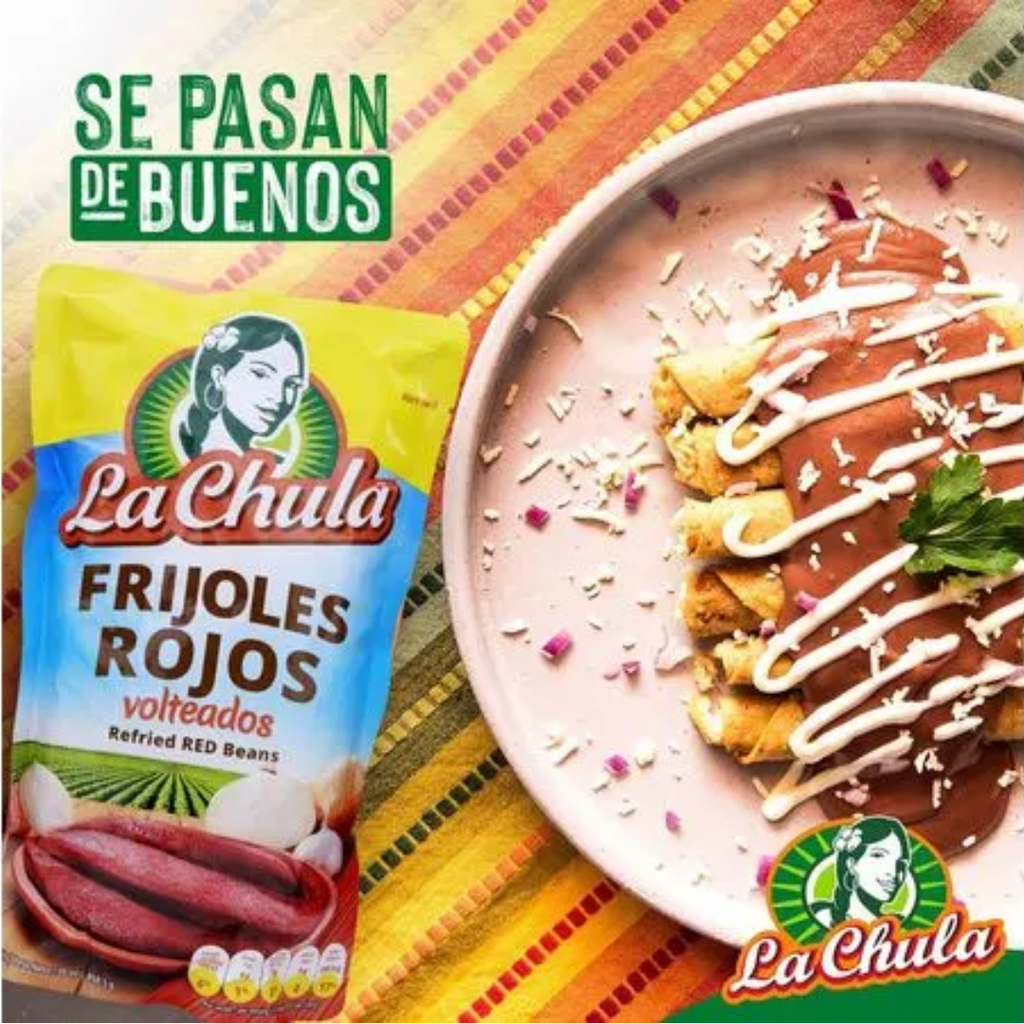 La Chula frijoles rojos volteados 400g