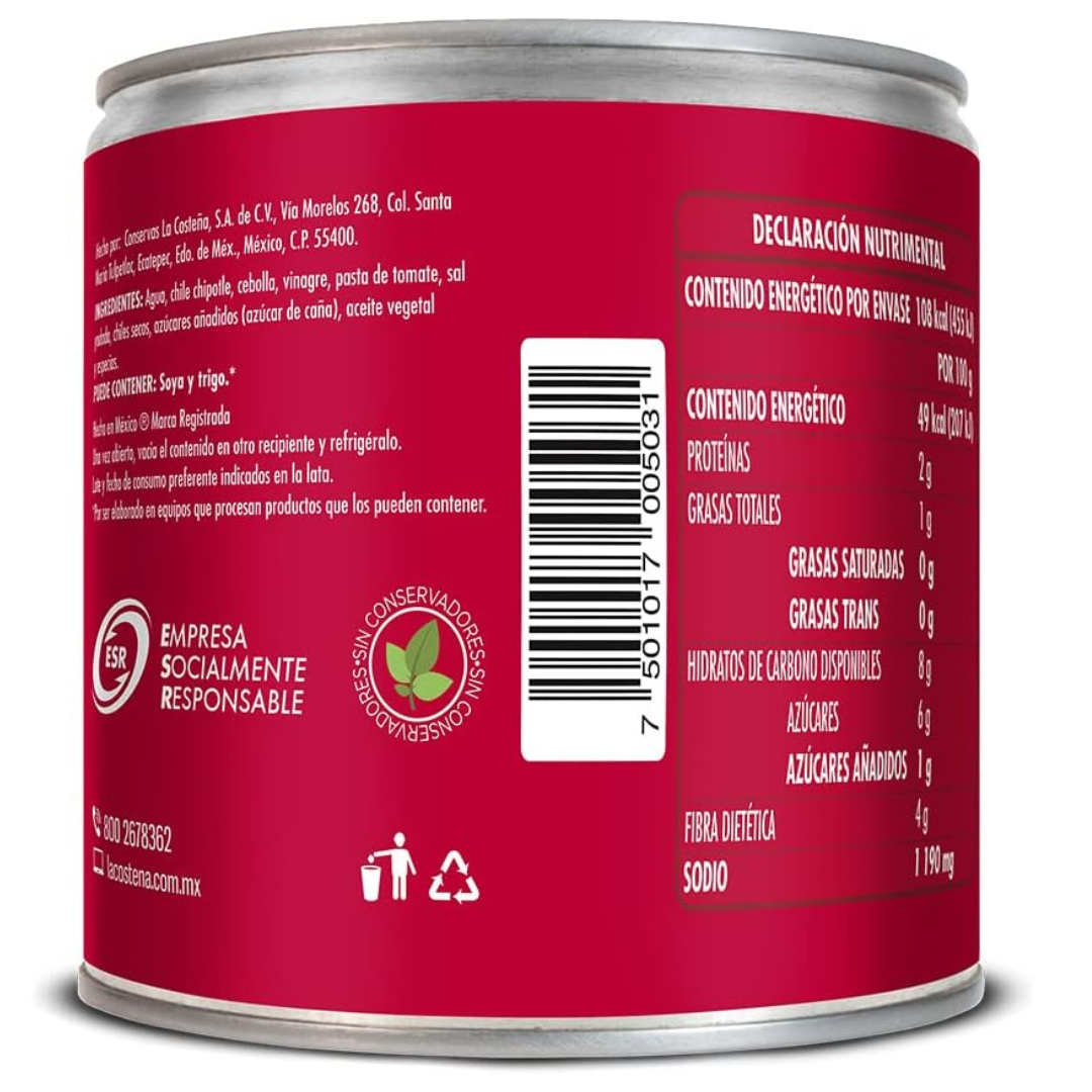 La Costeña chipotles adobados 220g
