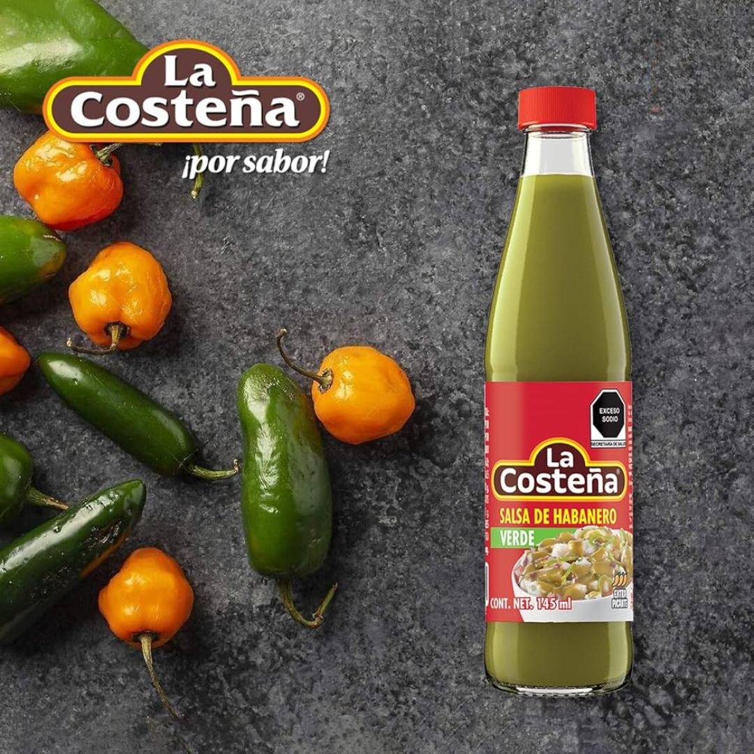 La Coste?a Salsa Habanero Verde 145ml