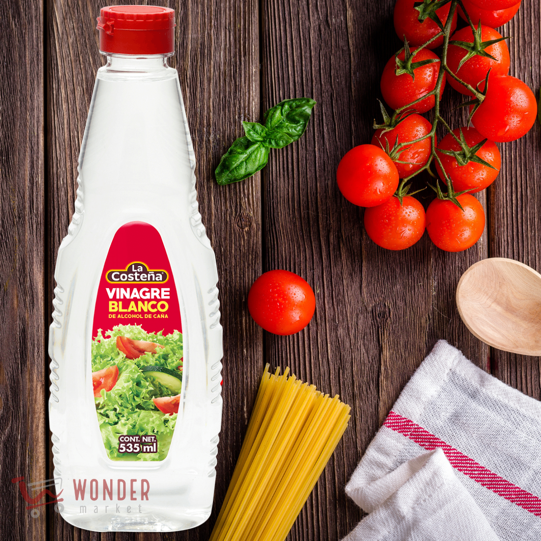 La Costeña Vinagre Blanco Alcohol de Caña 535ml
