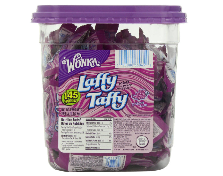 Laffy Taffy Bote sabor Uva 145uds