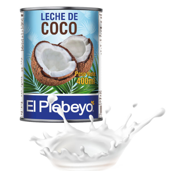 El Plebeyo Leche de Coco 400ml