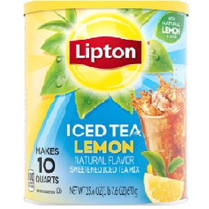 Lipton Iced Tea Mix- Lemon 10 qt