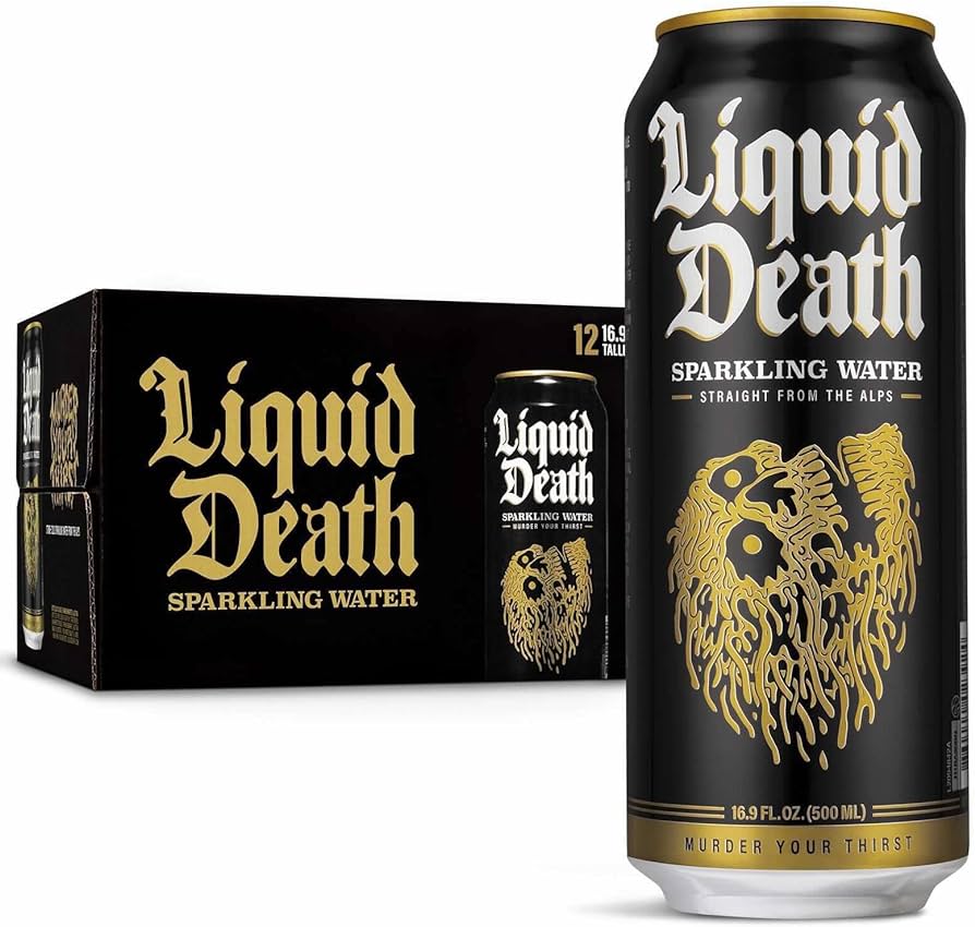 Liquid Death Negro-Sparkling Water-500ml