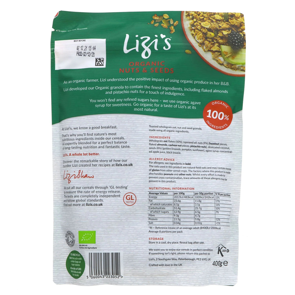 Lizi´s  Granola Organic 350g