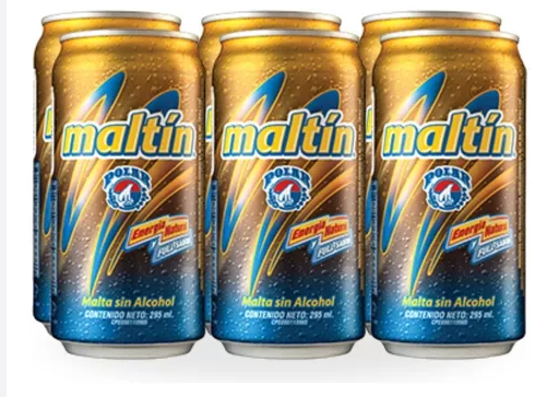 Maltin polar botellín 207 cl - Pack de 6!