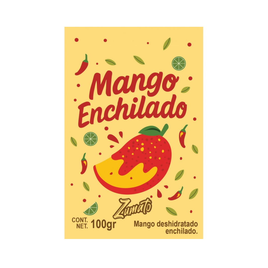 Mango Deshidratado Enchilado 100gr Zumato