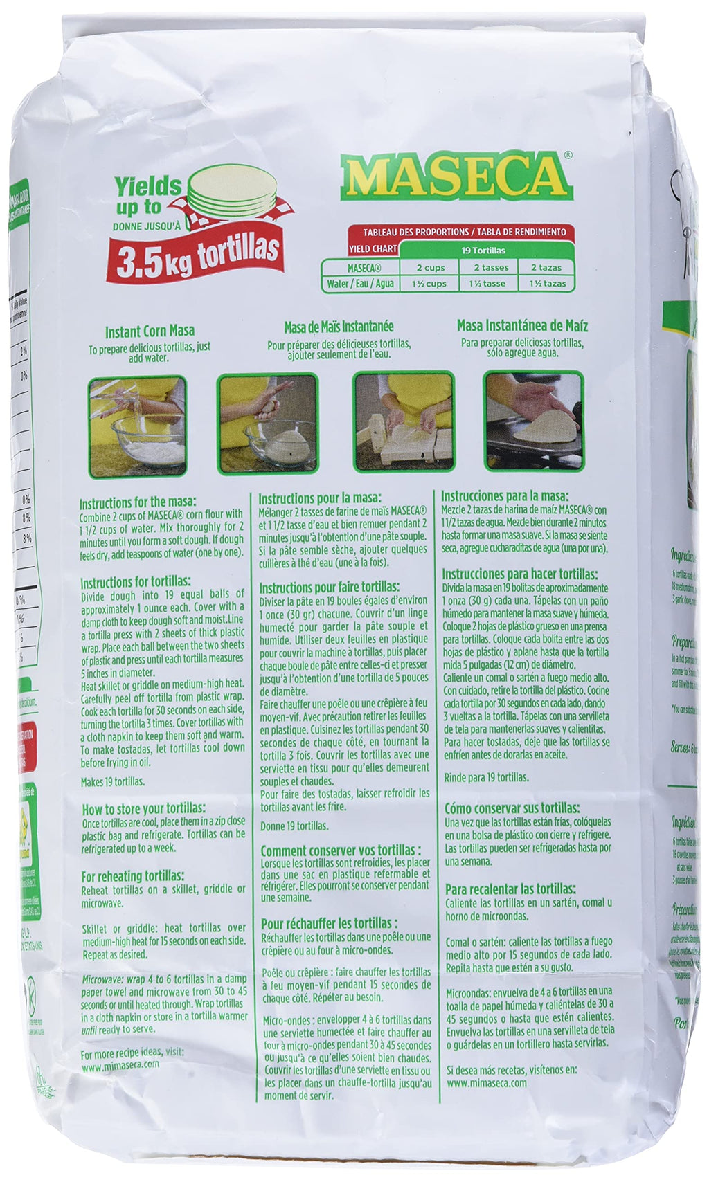 Maseca harina maíz 2kg