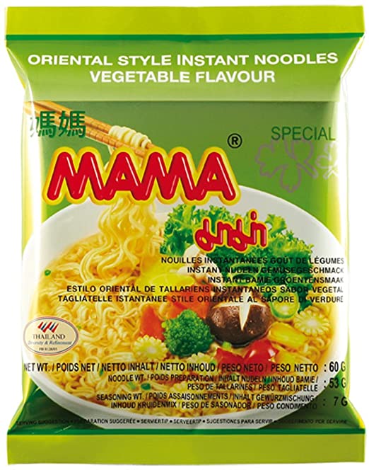 Mama fideos vegetarianos 60g -pack de 10