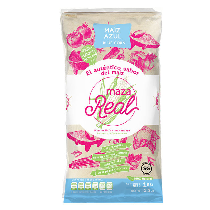 Maza Real harina azul 1 Kg