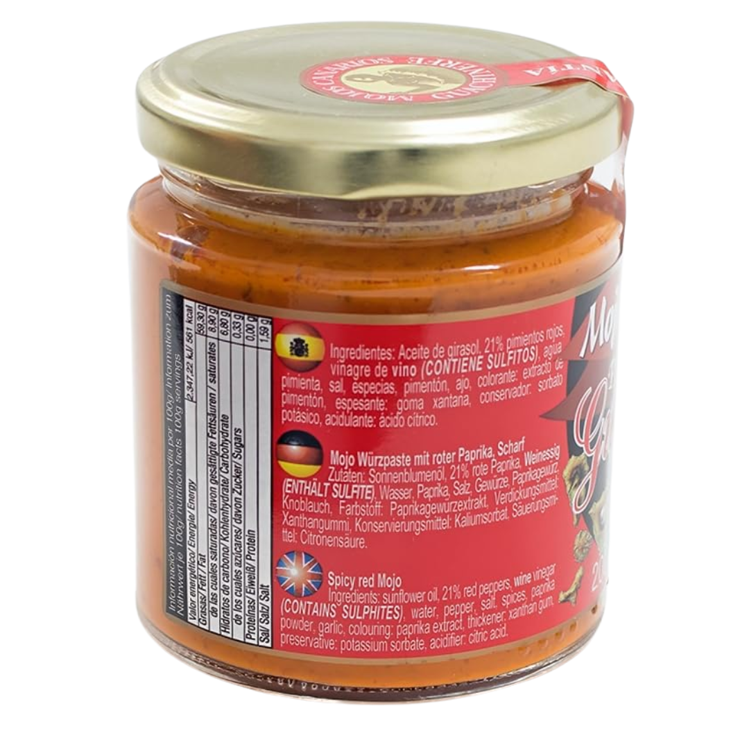 El Mortero Canario - Mojo Rojo Picante 230ml