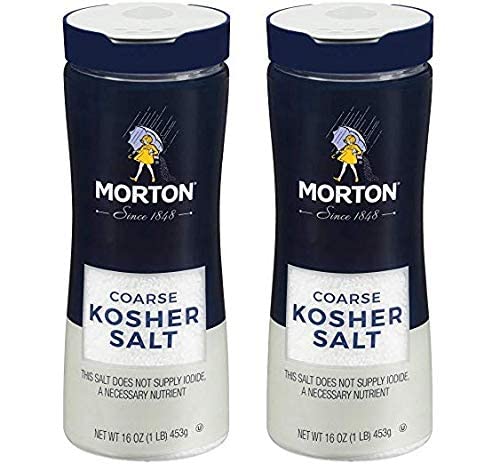 Morton Coarse Kosher Salt 453g-Pack 2!