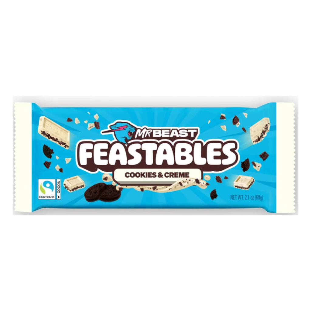 MrBeast Feastables Cookies & Creme - 60g
