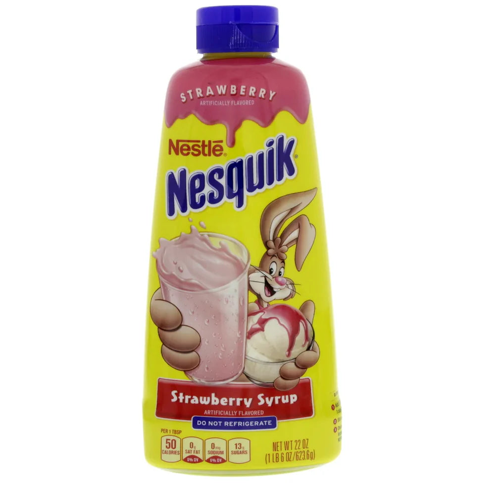 Nesquik  Strawberry Sirup NET WT 22 OZ 623.6g