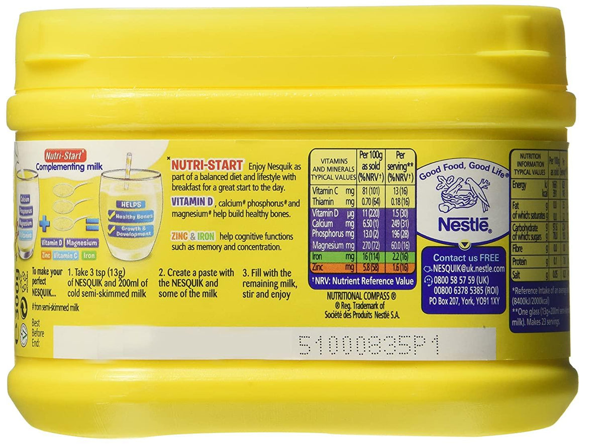 Nesquik Banana en Polvo para Bebida - 300 gr