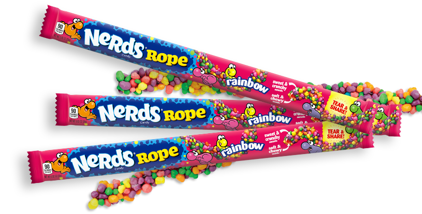 Pack 6 Nerds Rope Caramelo Rainbow