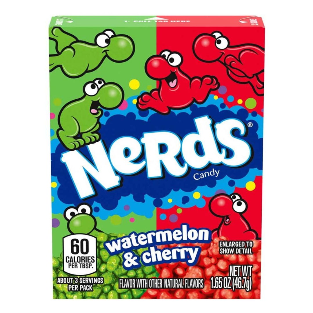 Nerds Caramelos Sandia y Cereza