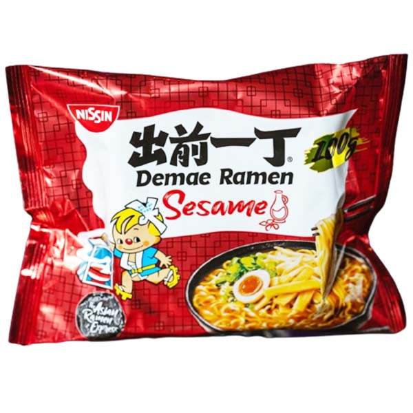 Combo Nissin (picante, ajo negro tonkotsu, sésamo)