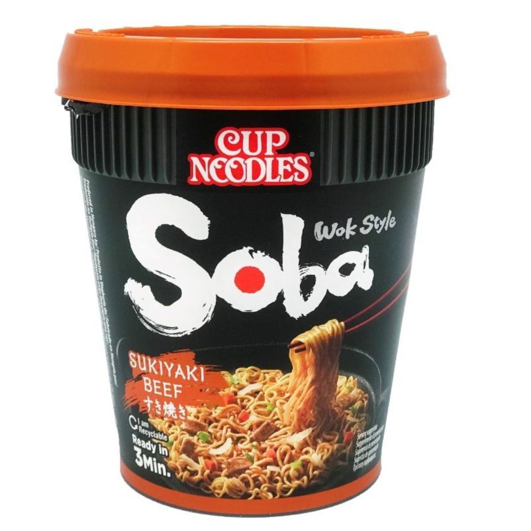 Nissin Noodles de carne vaso 92 gr