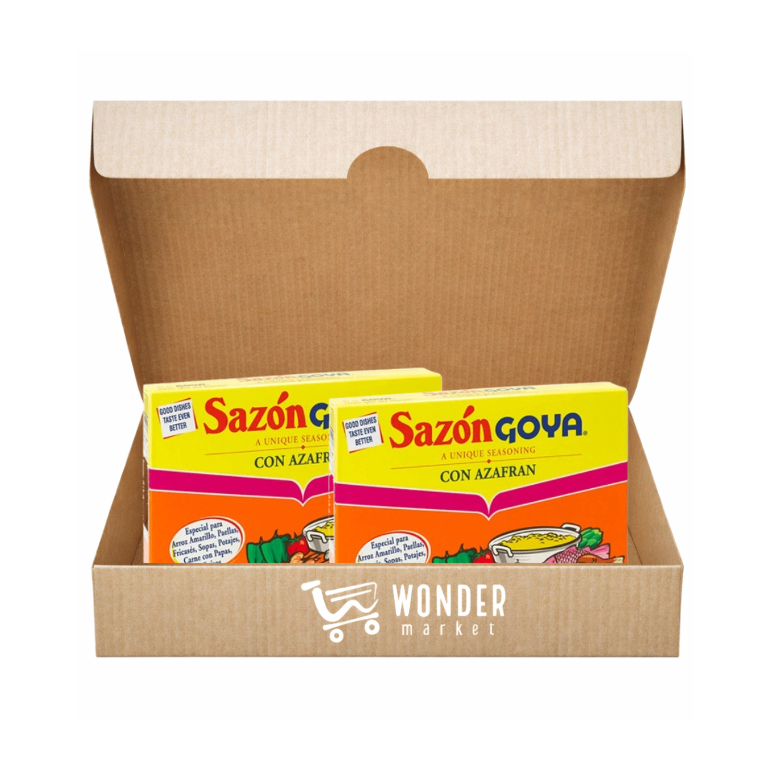 Combo Goya Sazón con Azafrán 40gX2