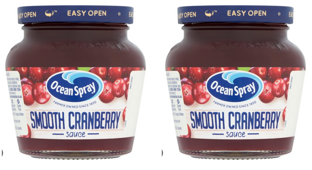 Ocean Spray Smooth Cranberry Sauce 250g - Pack 2