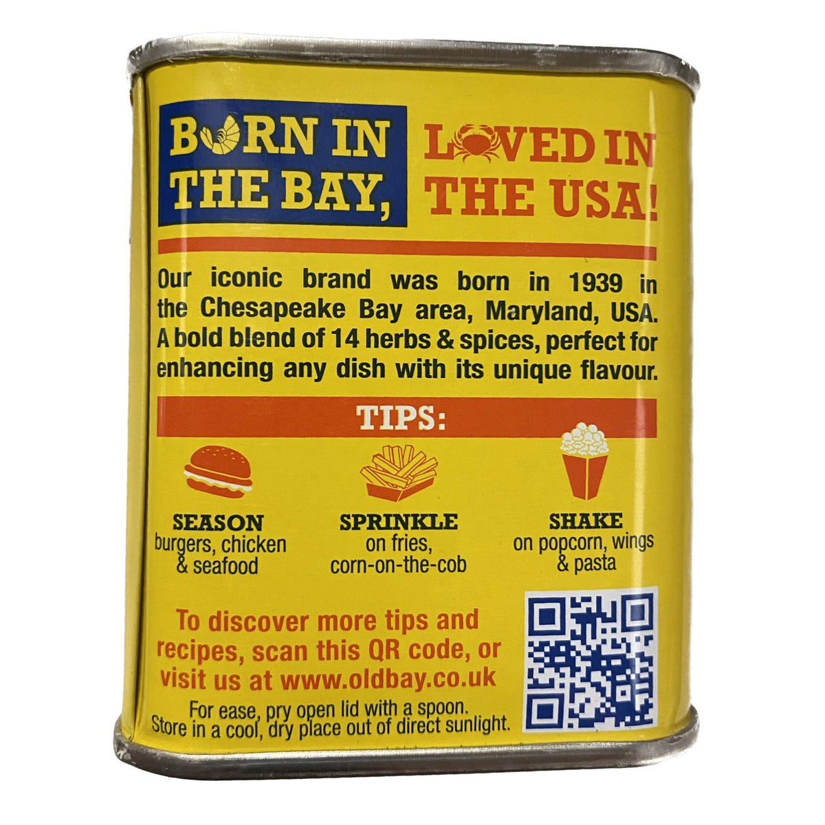 Old Bay Seasoning for seafood , chicken, meats, veg 75gr