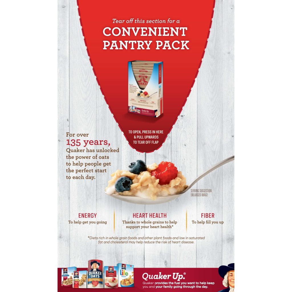 Quaker Instant Oarmeal Original 336g