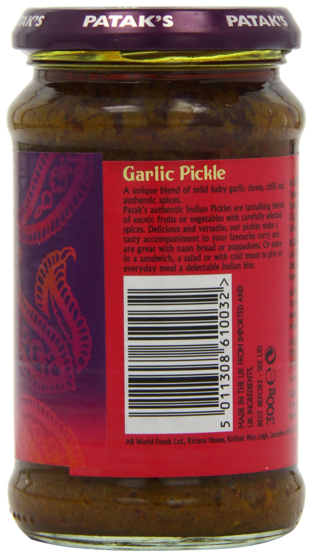 Patak's Garlic Pickle 300gr