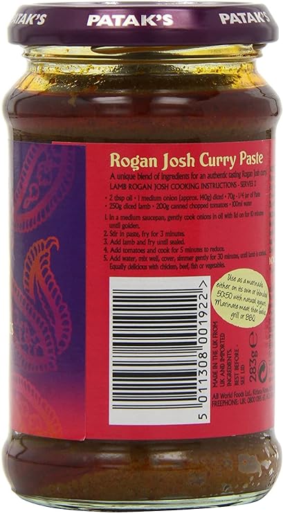 Patak's Rogan Josh Paste 283 gr