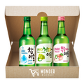 Wonderbox Soju Jinro Bebida Coreana Chamisul, uva y melocotón