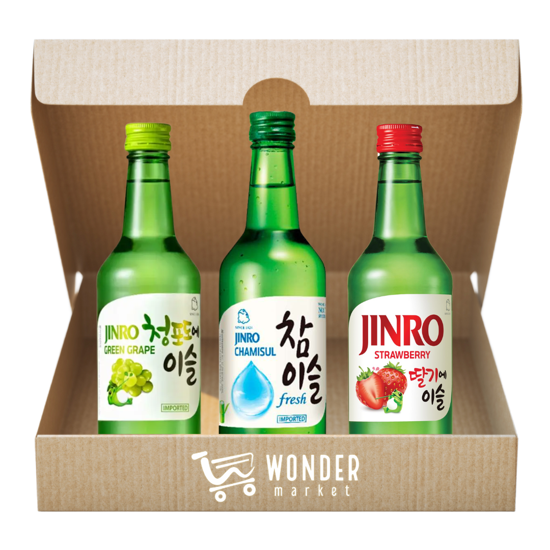 Wonderbox Soju Jinro - BEBIDA COREANA