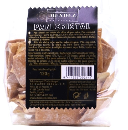 Pan cristal 120 gr MÉNDEZ