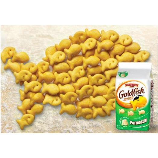 Pepperidge farm goldfish parmesano 187g pack2