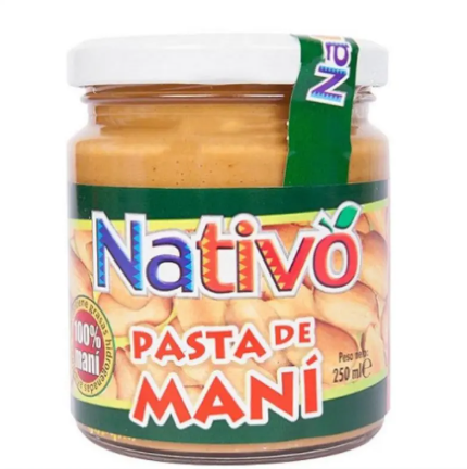 Nativo Pasta De Maní 250g
