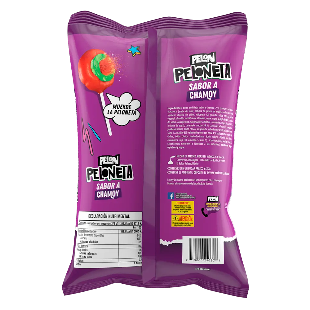 Pelon Peloneta Sabor a Chamoy y Sand?a 18 piezas de 21g