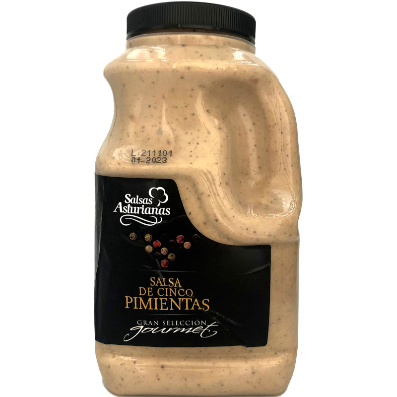 salsas Asturianas Salsa De Cinco Pimientas 1000g