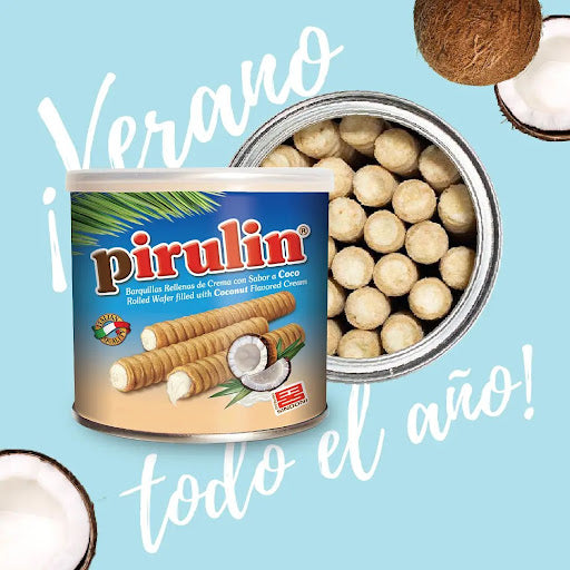 Pirulin coco barquillas sabor coco 190g