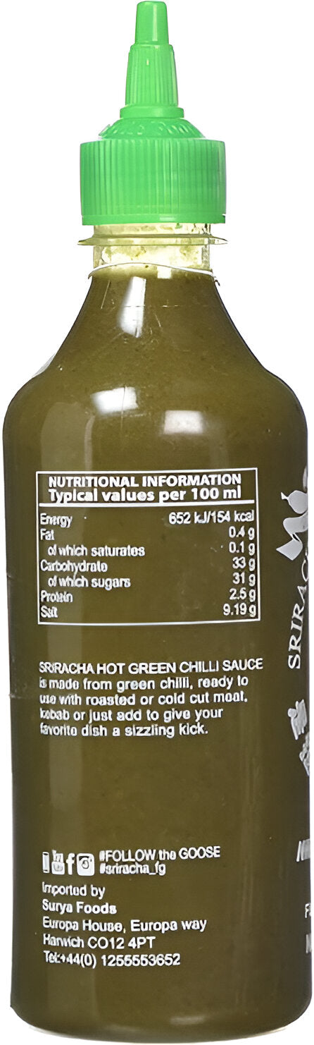 Sriracha Hot Green Chilli 455 ml