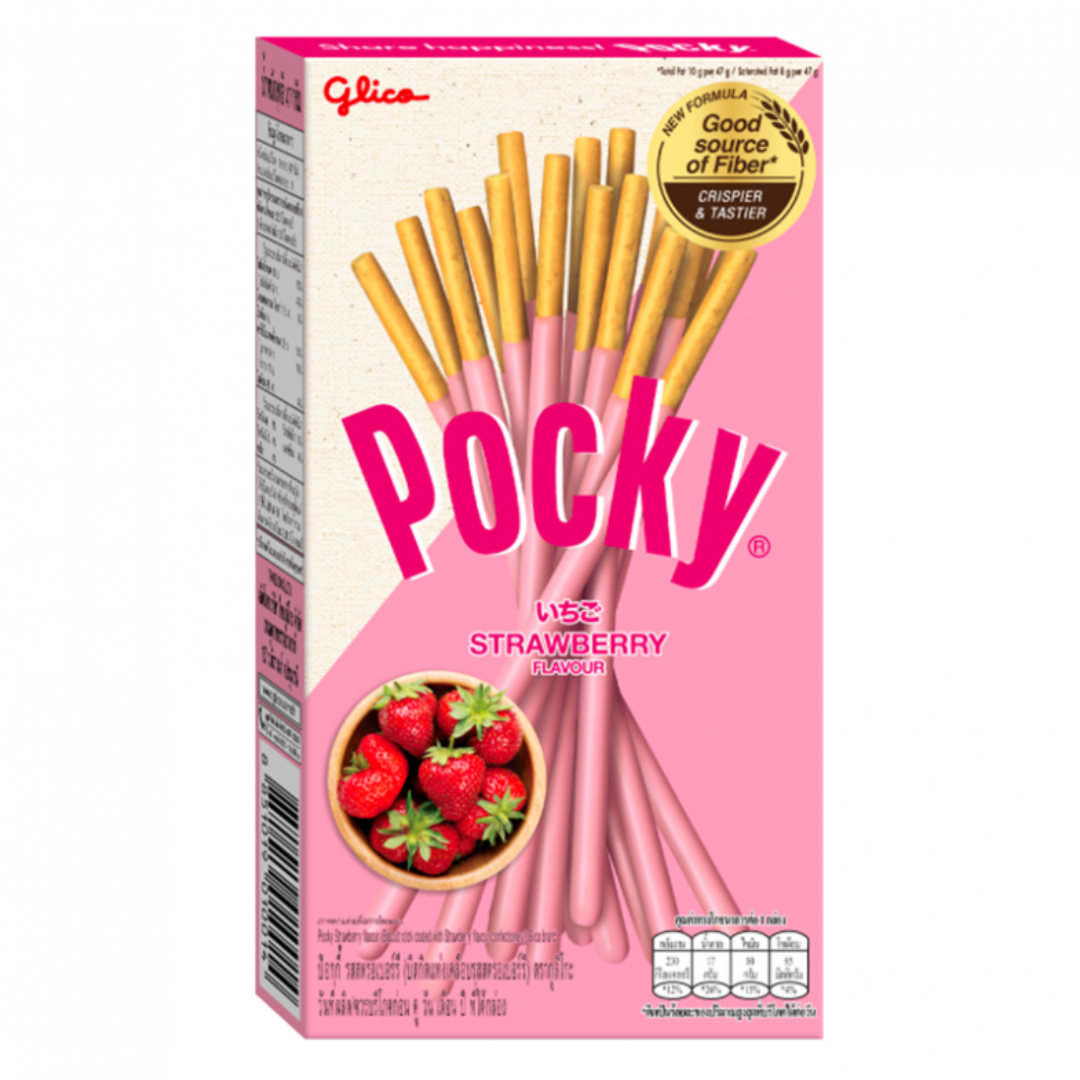 Pocky Palitos de fresa 45g