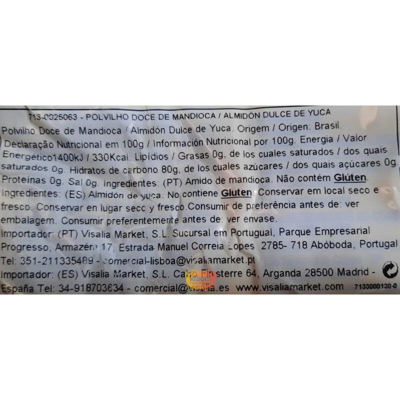 Yoki Polvilho Doce  Fécula De Mandioca (500g) pack2