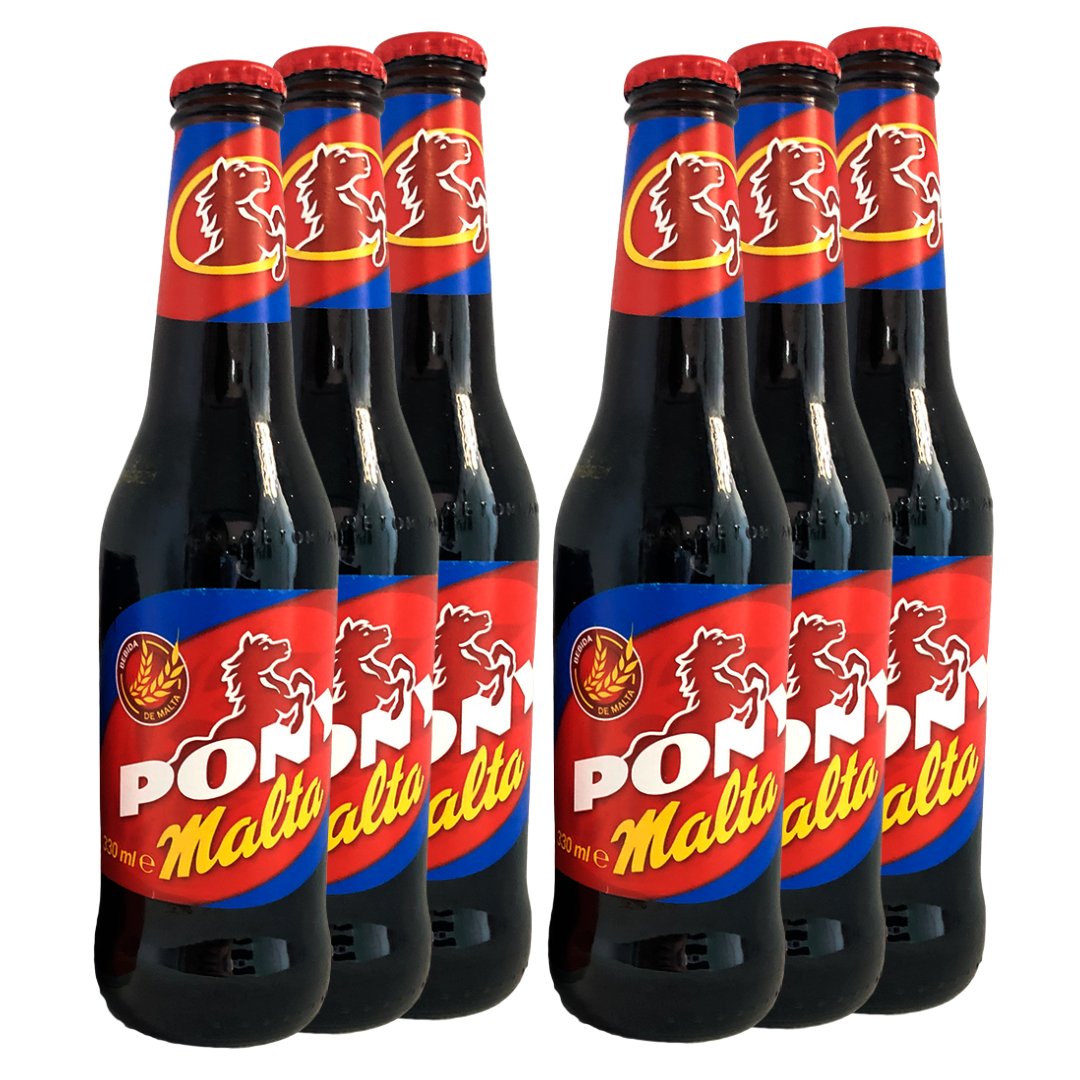 Pony malta botella 330ml - Pack 6 undades