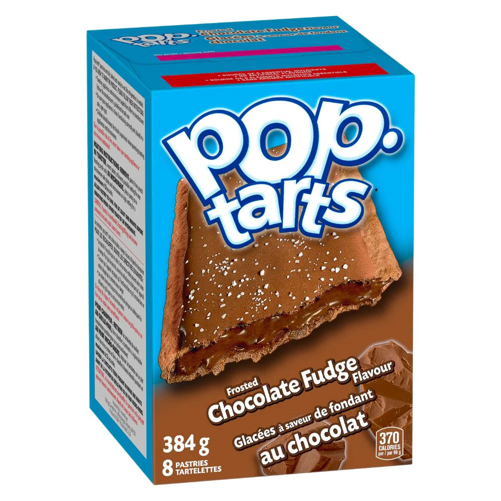 Wonderbox Pop Tarts Chcolate Fudge, Cherry, Blueberry, Fudge Sundae