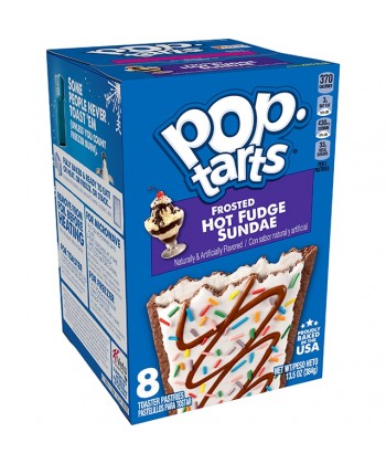 Wonderbox Pop Tarts Chcolate Fudge, Cherry, Blueberry, Fudge Sundae