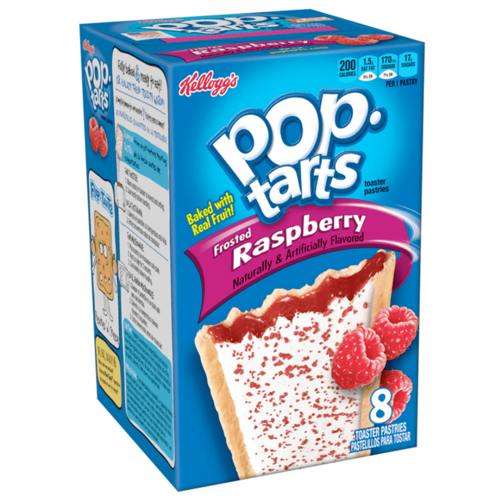 Pop Tarts Frosted Raspberry 8 Toaster Pastries 384g