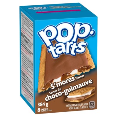 Wonderbox PopTarts-Raspberry-Blueberry-Choco Chips-Smores
