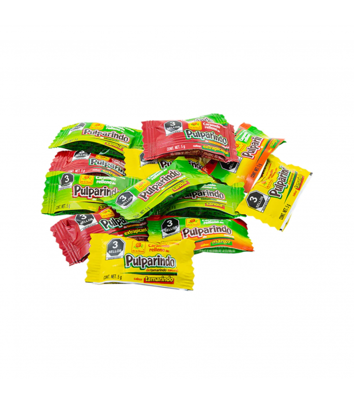 Pulparindo Caramelos rellenos de tamarindo - 500g