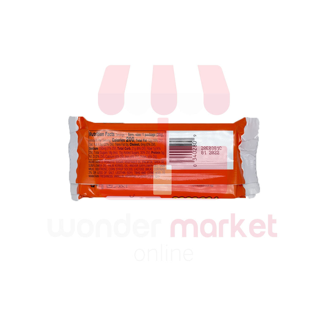Reeses peanut & white choco 39g - 24uds