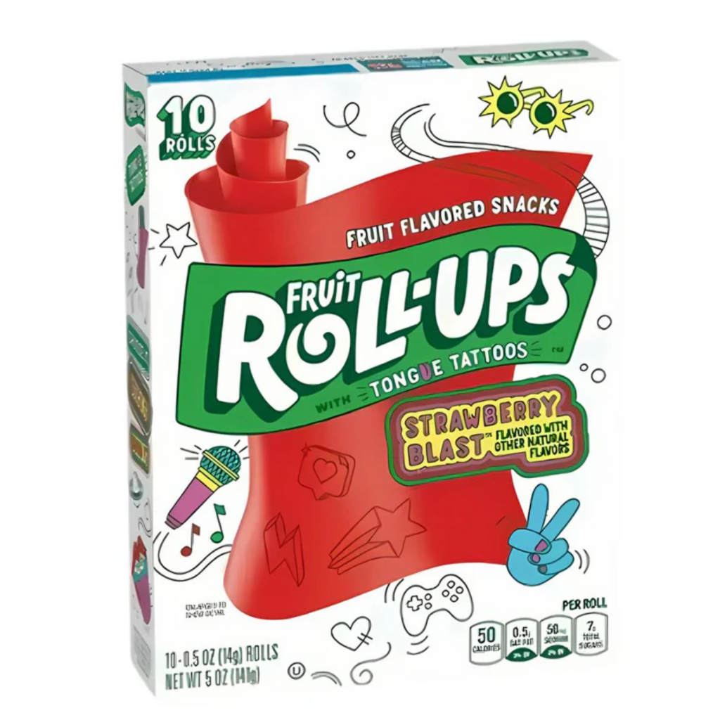 Fruit Roll-Ups Fresa / Strawberry 10 Rolls (14g)