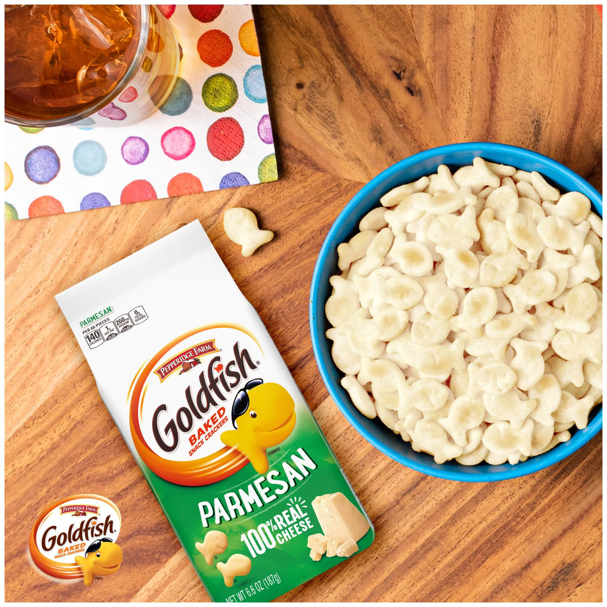 Pepperidge farm goldfish parmesano 187g